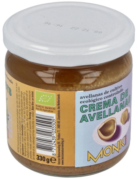 Crema De Avellanas Sin Sal Bio 330 g  de Monki
