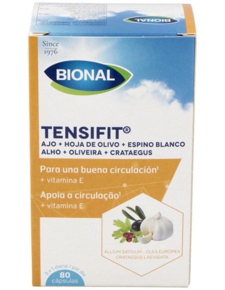 Tensifit Xtra (Ajo+Olivo+Espino Blanco) 80Cap. de Bional