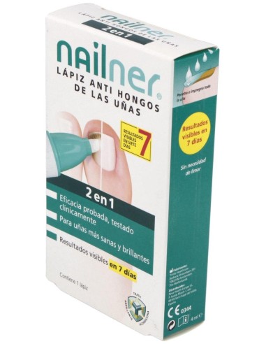Nailner Lapiz 2 En 1 Antihongos 4Ml. de Nailner
