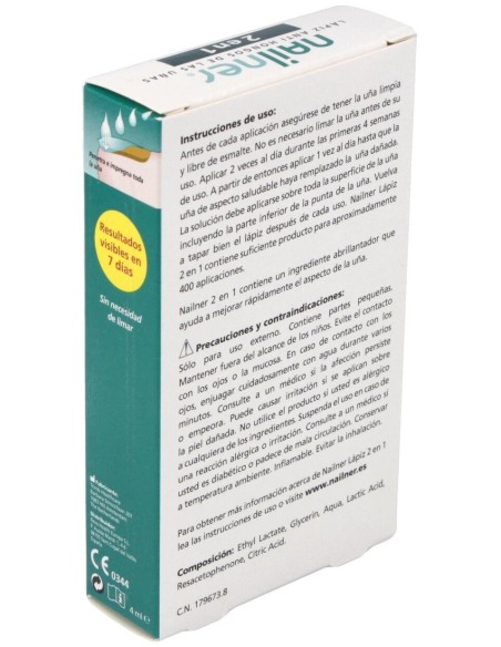 Nailner Lapiz 2 En 1 Antihongos 4Ml. de Nailner