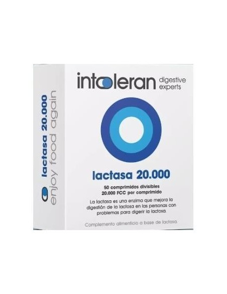Intoleran Lactasa 20.000 50Comp. de Intoleran