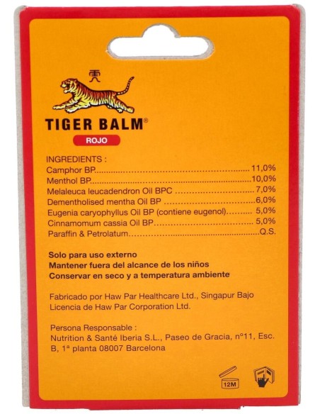 Balsamo Tigre Rojo 19Gr. de Dietisa (Dielisa)