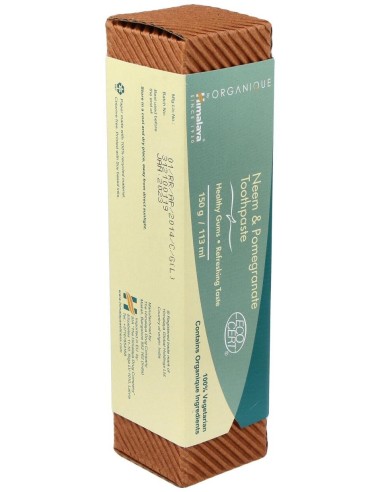 Dentifrico Organique Neem Y Granada 150 Gramos Himalaya