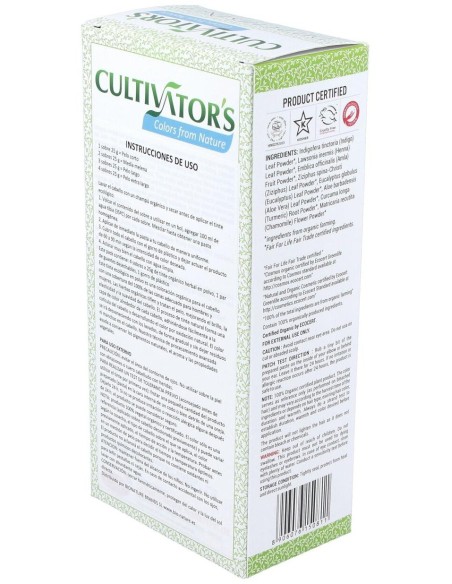 Castaño Oscuro Tinte Organico 100Gr. Ecocert de Cultivators