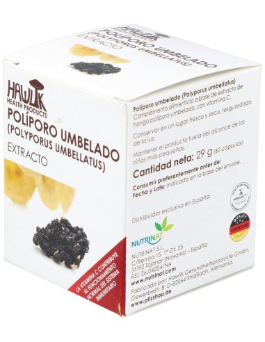 Poliporo Umbelado Extracto Puro 60Vcaps. de Hawlik