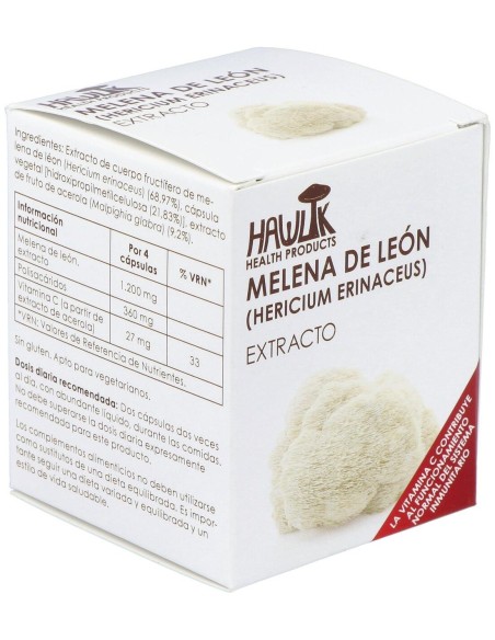 Melena De Leon Extracto Puro 60Vcaps. de Hawlik