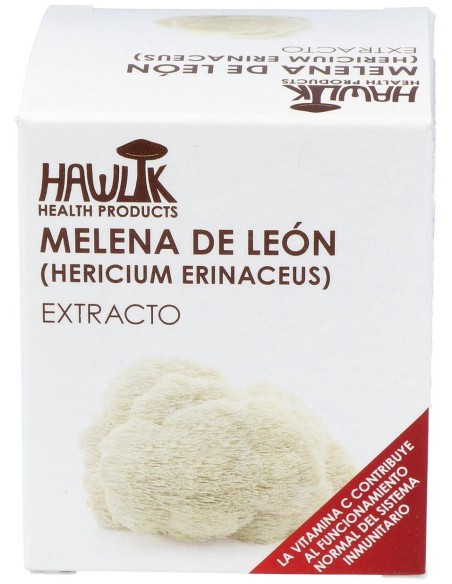 Melena De León (Hericium Erinaceus). Extracto Puro. Bio 60 Vcáps de Hawlik