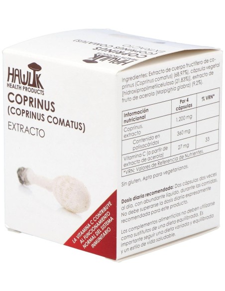 Coprinus Extracto Puro 60Vcaps. de Hawlik