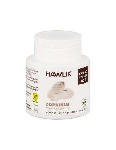 Coprinus (Coprinus Comatus). Extracto Puro. Bio 60 Vcáps de Hawlik