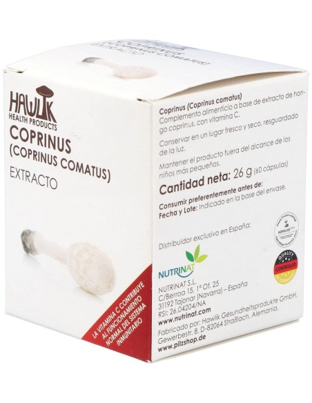 Coprinus Extracto Puro 60Vcaps. de Hawlik