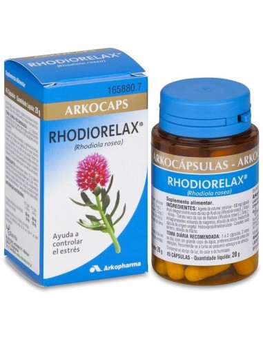 Rhodiorelax 45Arkocapsulas. Bio de Arkopharma
