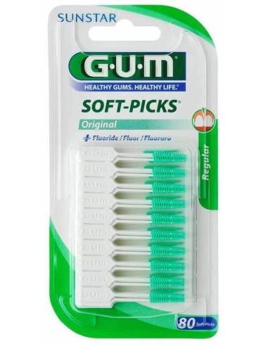 Cepillo Interdental Soft Picks Regular 80Un Verde de Gum
