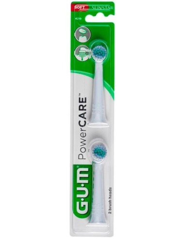 Recambio Cepillo Electrico Powercare 2Un de Gum