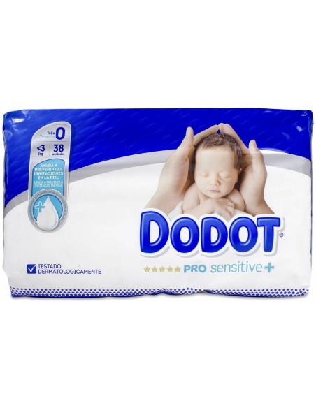 Dodot Pañal Inf Pro Sensitive T0 0-3 Kg 38 U de Dodot