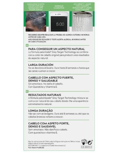 Just For Men 5 Minut Castaño Oscuro H35 de Just For Men