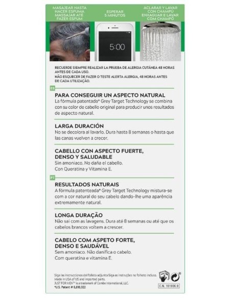 Just For Men 5 Minut Castaño Medio Natural H30 de Just For Men