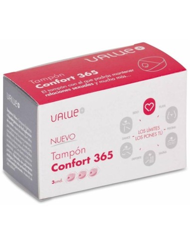 Tampon Confort 365 3 Uds de Value