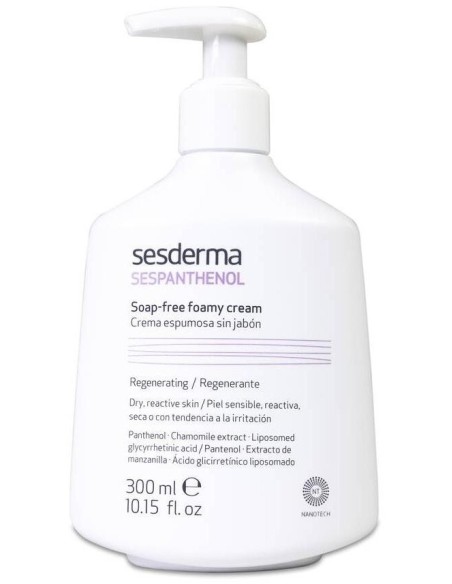 Sespanthenol Crema Espumosa Sin Jabon 300Ml. de Sesderma