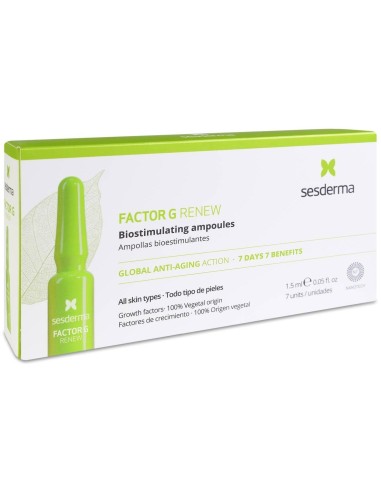 Factor G Renew Ampollas Bioestimulantes 7Amp.1,5Ml de Sesderma