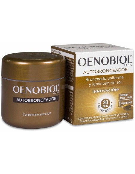 Oenobiol Autobronceador 30 Cápsulas  Oenobiol