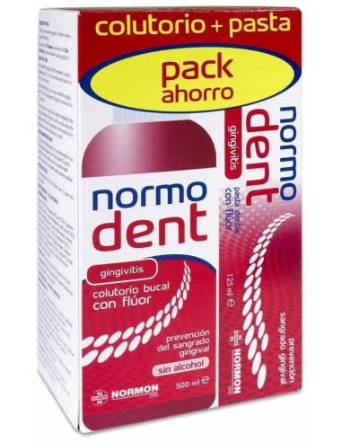 Normodent Gingivitis Cpc Pack Pasta + Colutorio de Normodent