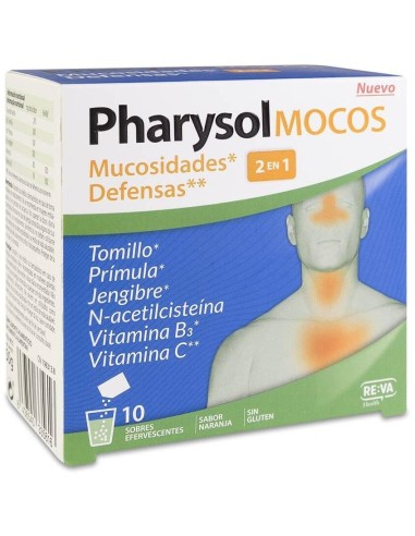 Pharysol Mocos 10Sbrs Eferv. de Pharysol