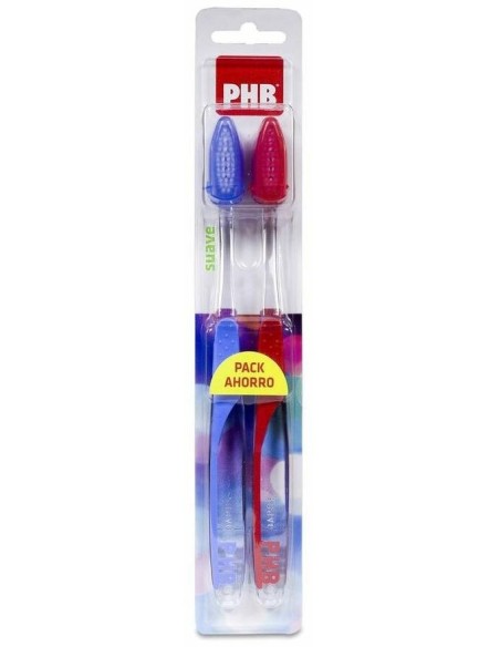 Phb Cepillo Dental Plus Suave Adulto Duplo de Phb