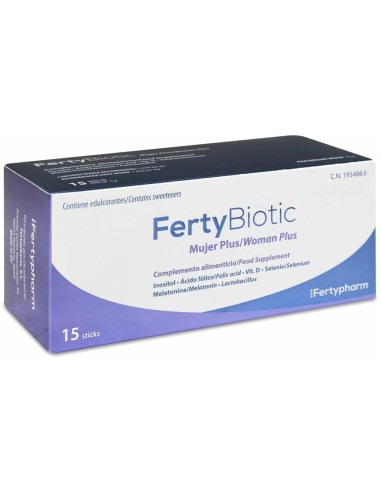 Fertybiotic Mujer Plus 15 Sticks de Fertybiotic