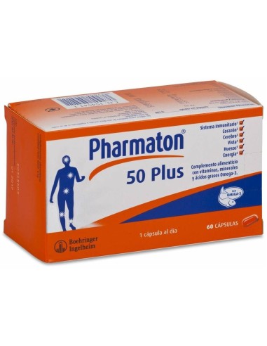 Pharmaton 50 Plus 60 Caps Pharmaton