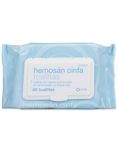 Hemosan Cinfa 60 Toallitas de Hemosan