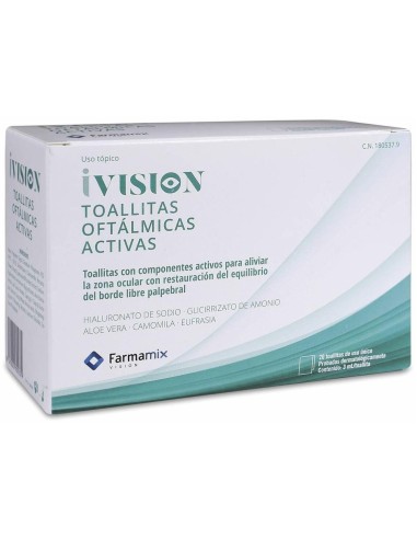 Ivision Toallitas Activas 20 Un de Ivision