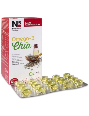 Ns Omega3 Chia 120 Caps de Ns