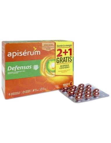 Apiserum Defensas Caps Pack 3M de Apiserum