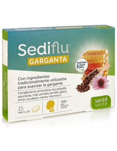 Sediflu Garganta 15 Pastillas de Sante Verte