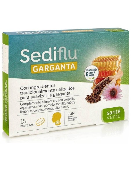 Sediflu Garganta 15 Pastillas de Sante Verte