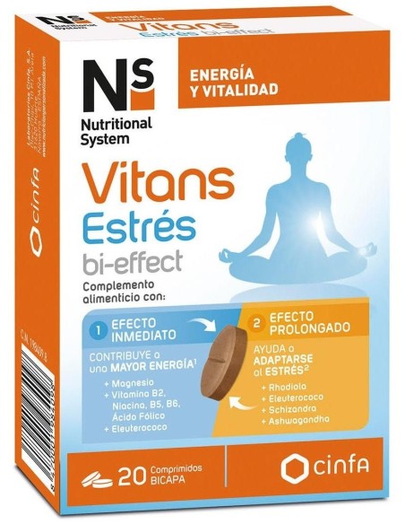 Ns Vitans Estres Bi-Effect 20 Comp de Ns