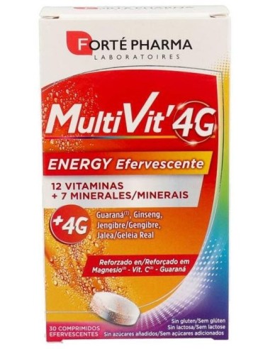 Multivit 4G Energy 2X15Comp. Eferv. de Forte Pharma