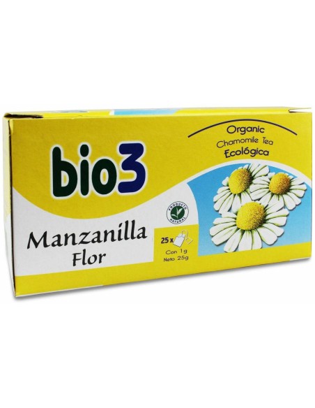 Bie3 Manzanilla Flor Infusion 25 Sobres Bio Bie 3