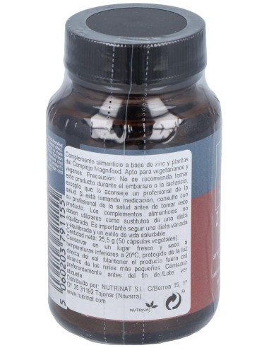 Zinc 15Mg.Complex 50Vcap. de Terranova