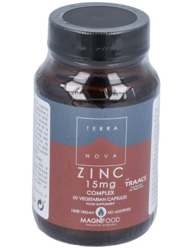 Zinc 15 Mg Complex 50 Vcáps de Terranova