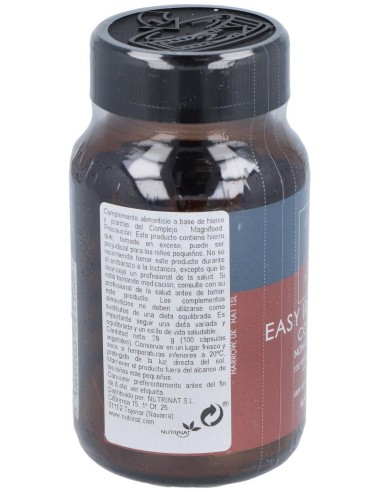 Hierro Bisglicinato 20 Mg Complex 100 Vcáps de Terranova