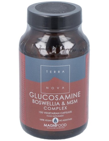 Glucosamina, Boswelia Y Msm Complex  100 Vcáps  de Terranova
