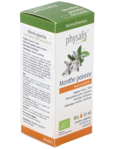 Esencia Menta Piperita 30Ml. Bio de Physalis