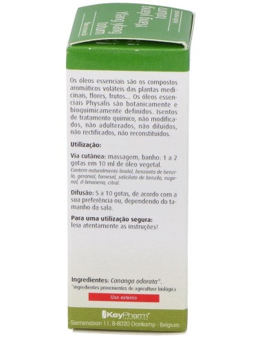 Aceite Esencial ylang ylang de Physalis