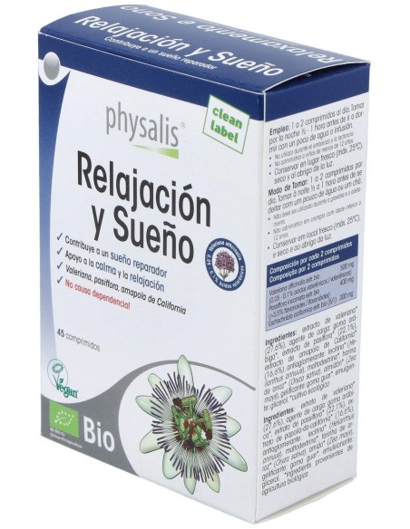 Relajacion Y Sueño 45Comp. Bio de Physalis