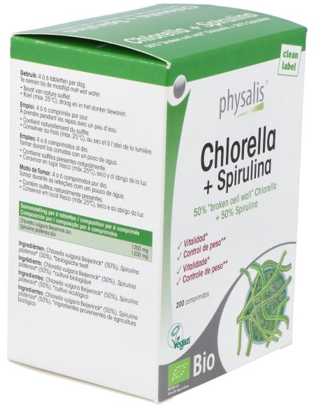 Chlorella + Spirulina de Physalis