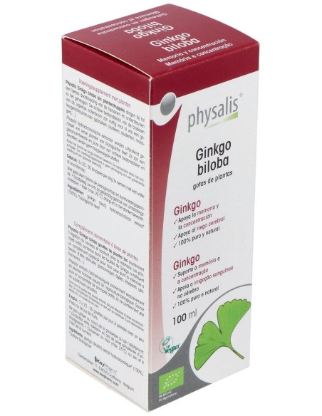 Ext. Ginkgo Biloba 100Ml. Bio de Physalis