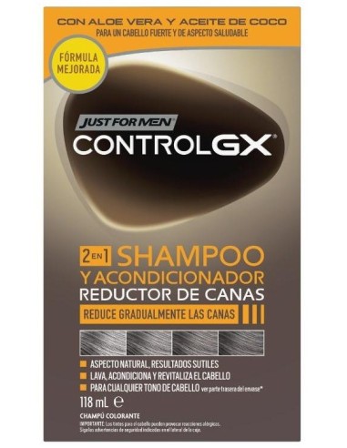 Just For Men Control Gx Redu Canas Champ-Aco 118 Ml de Just For Men