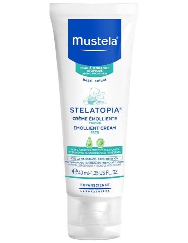 Stelatopia Crema Facial Emoliente Bebe-Niño 40Ml. de Mustela