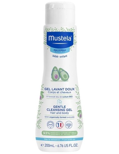 Gel De Baño Suave Bebe-Niño 200Ml. de Mustela